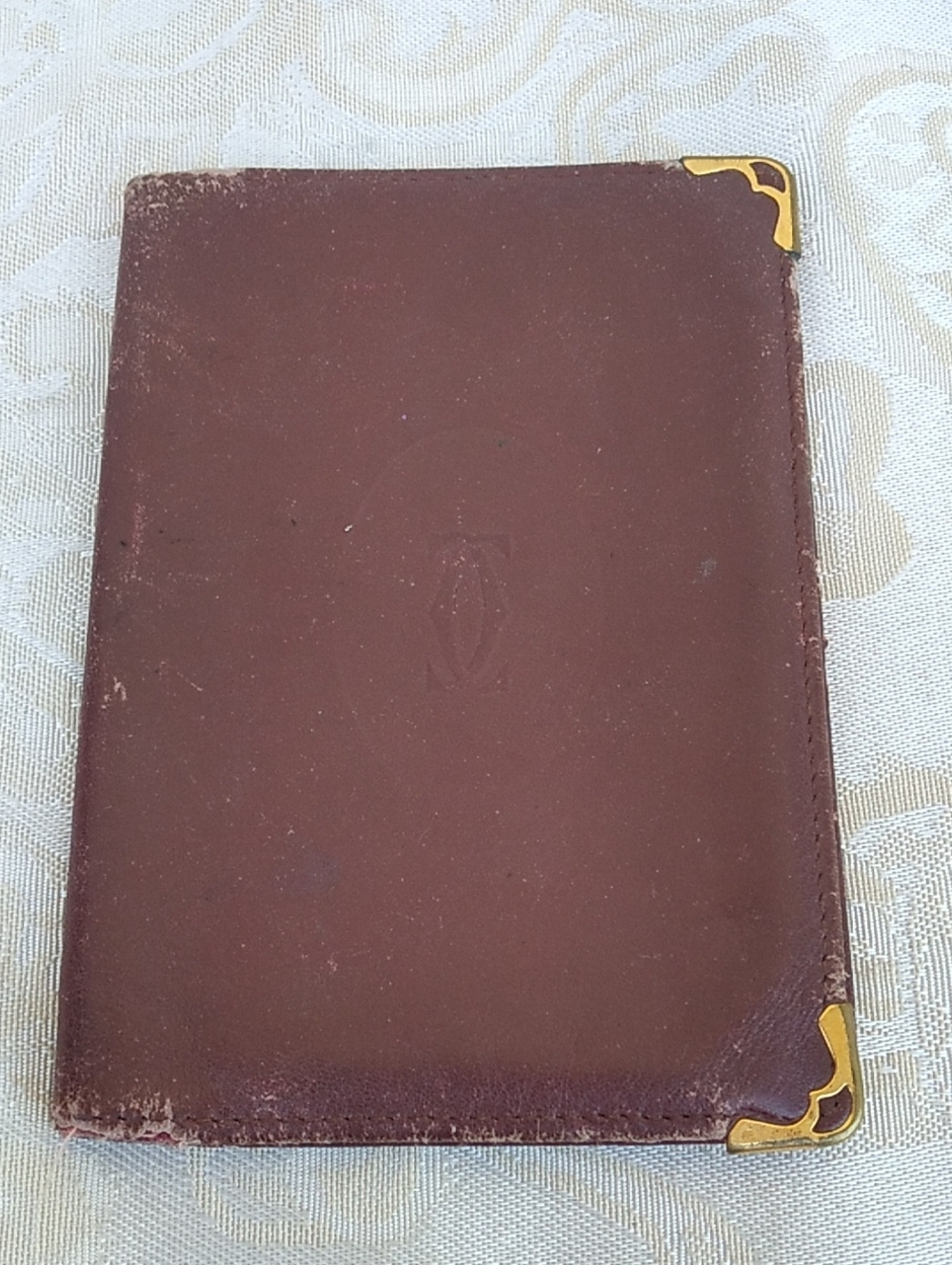Vintage Cartier Passport Leather Holder